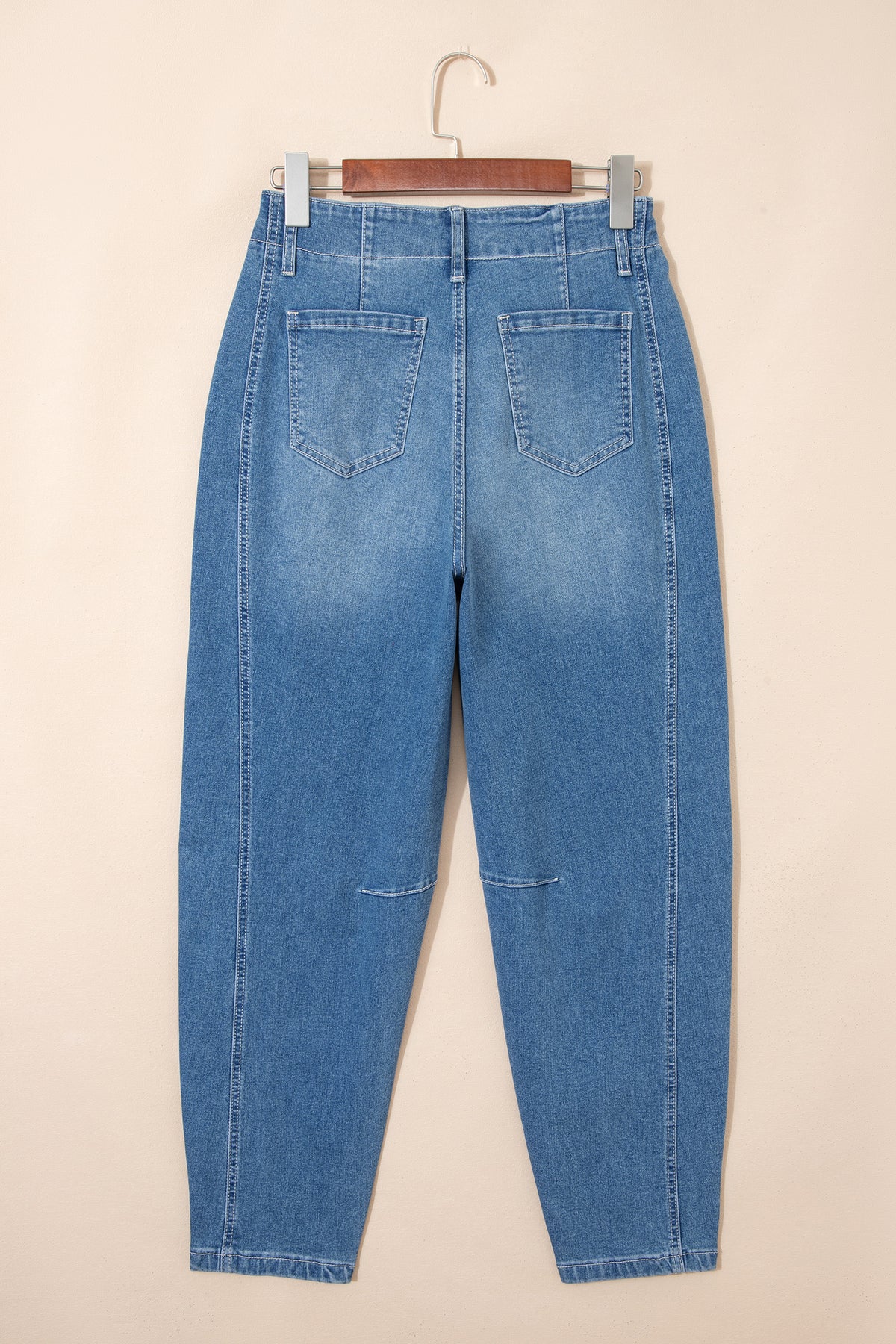 Cuffed Barrel Jeans