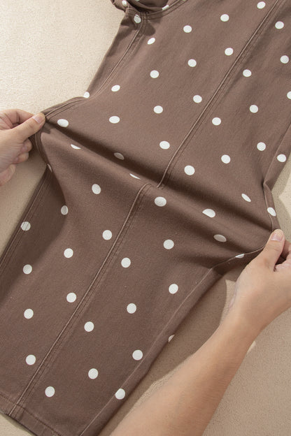 Polka Dot Barrel Casual Jeans