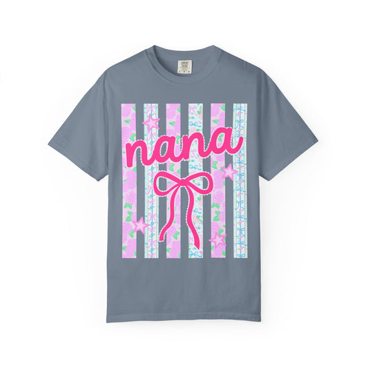 Nana Floral Stripe Tee