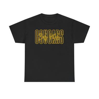 Cougars Vintage Script T‑Shirt