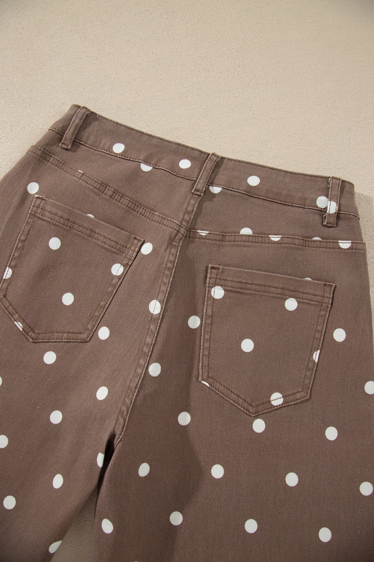 Polka Dot Barrel Casual Jeans