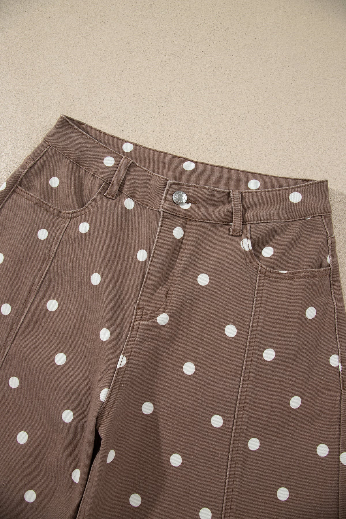 Polka Dot Barrel Casual Jeans