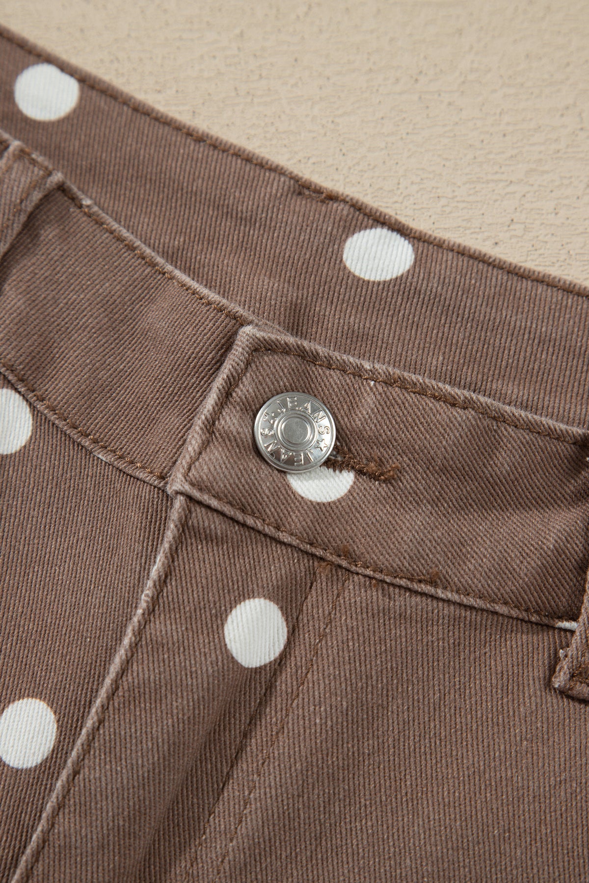 Polka Dot Barrel Casual Jeans